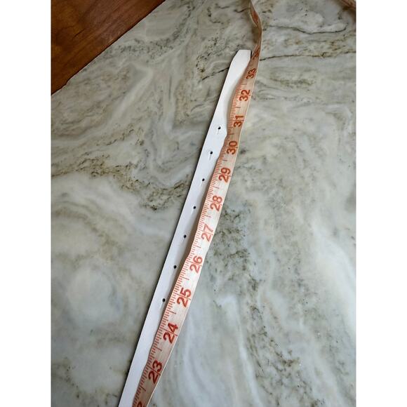 Tory Burch Reversible Leather Belt White Tan XS main image 7